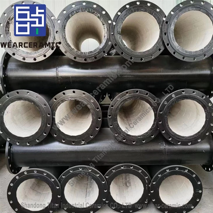 Alumina Ceramic Lined Steel Pipe Tube